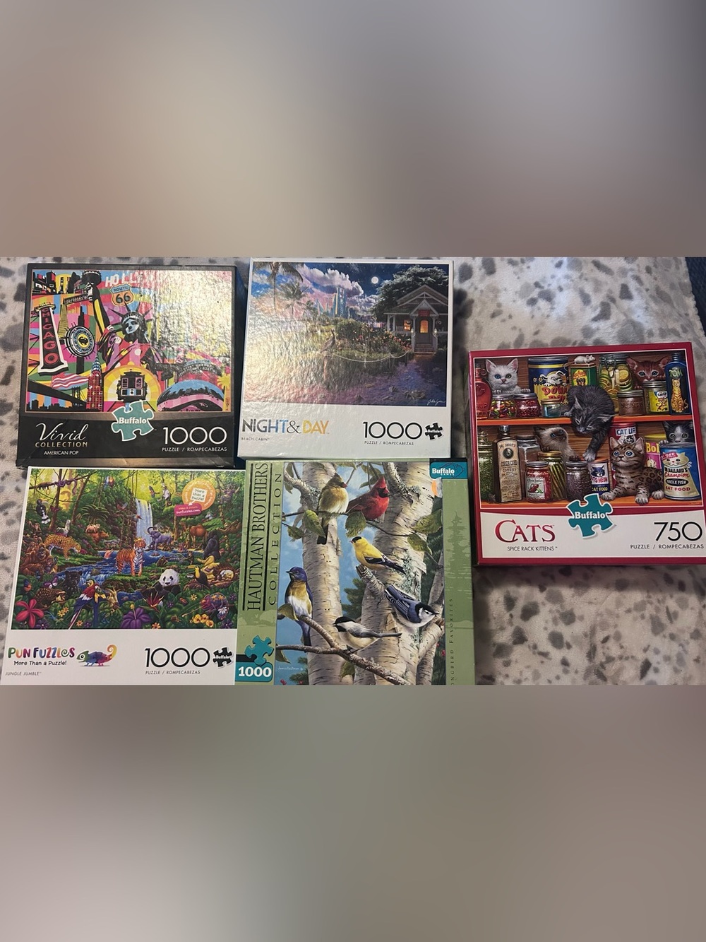 Buffalo jigsaw puzzle lot 🧩